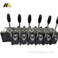 4 bobines vannes de commande directionnelles de section hydraulique